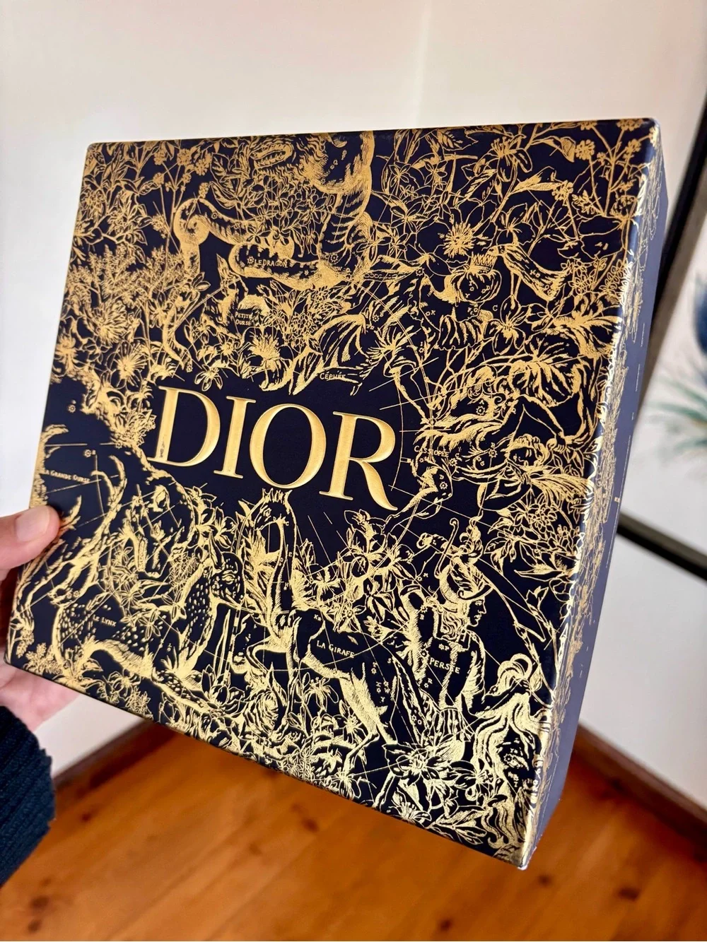 CHRISTIAN DIOR Celestial Zodiac Gift Box w/ Original Tissue 8.25” Collector